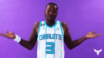 Terry Rozier Shrug GIF by Charlotte Hornets