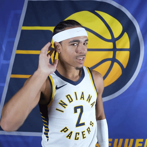 Cant Hear You Lets Go GIF by Indiana Pacers