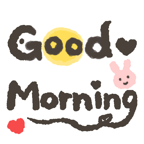 Good Morning Sticker