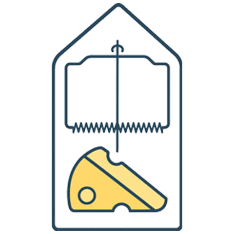 De Kaasboetiek Sticker