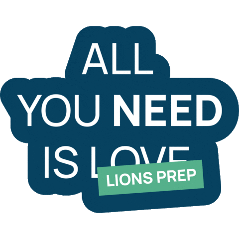 Lions Prep Sticker