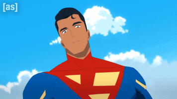 Punch Superman GIF by Adult Swim