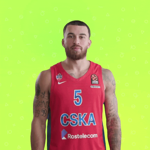 Cska Moscow Sport GIF by EuroLeague