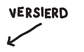 Versierd Sticker