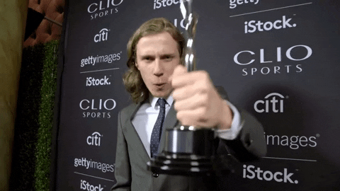Happy Winner GIF by Clio Awards - Find & Share on GIPHY