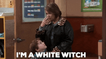 roseanne conner im a white witch GIF by Roseanne