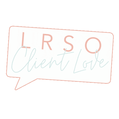 Client Love Sticker by Little Red Stool Organizing