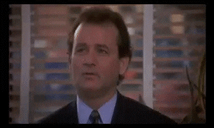 Celebrity gif. Bill Murray as Phil in Groundhog Day thinks hard and says, “Me. Me. Me also. I am really close on this one. Really, really close.”