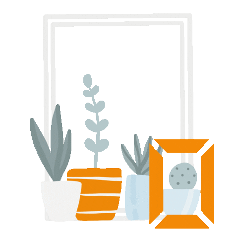 Plant Door Sticker by Hevestherm