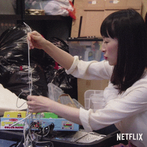 Happy Marie Kondo GIF by NETFLIX - Find & Share on GIPHY