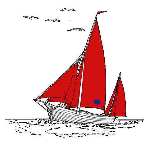 Boat Sticker by EVA