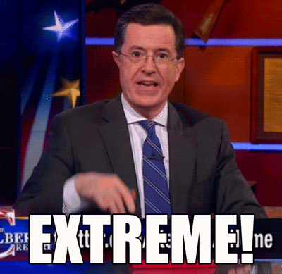 Extreme Stephen Colbert GIF - Find & Share on GIPHY