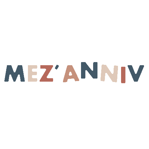 Birthday Anniversaire Sticker by Mèzamé Paris