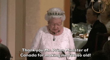 Justin Trudeau Queen GIF by GIPHY News