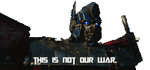 War Robot Sticker by Transformers