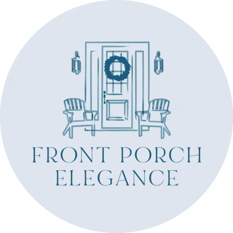 Front Porch Elegance Sticker