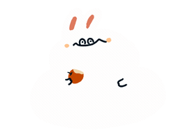 Rabbit Eat Sticker