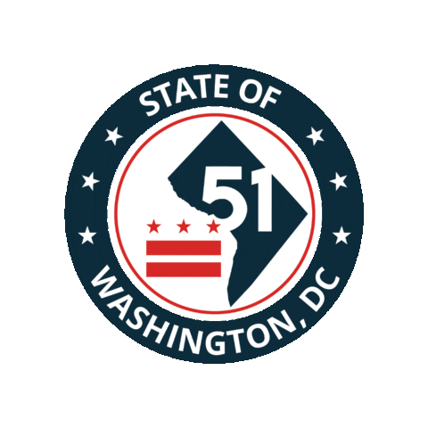 51St State Dc Statehood Sticker by Mayor Bowser
