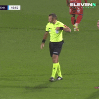 Referee Booking GIF by ElevenSportsBE
