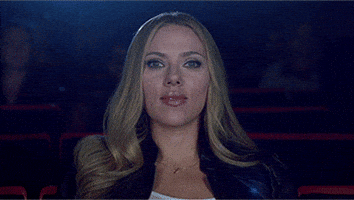 Happy Scarlett Johansson GIF