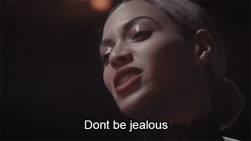 jealous queen b GIF