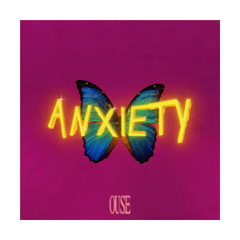 Anxiety Sticker by Ouse