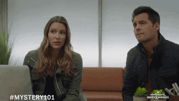 Shocked Jill Wagner GIF by Hallmark Movies & Mysteries