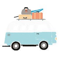 Camper Camping Sticker by Swafing