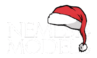 Santa Hat Christmas Sticker by Nemesis Models