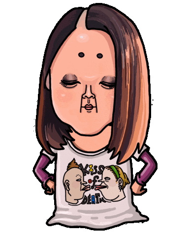 Singer Sticker by ONIUSA