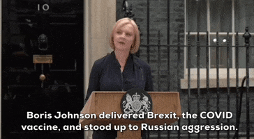 Boris Johnson Truss GIF by GIPHY News