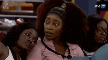 Shocked Sheba GIF by Big Brother Naija