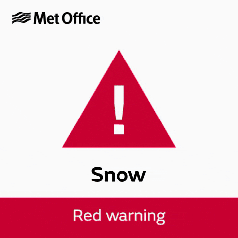Snow Warning GIF by Met Office weather