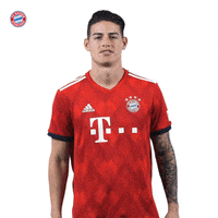 james rodriguez lol GIF by FC Bayern Munich