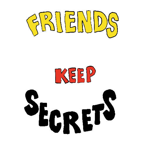 Friends Keep Secrets Sticker by benny blanco