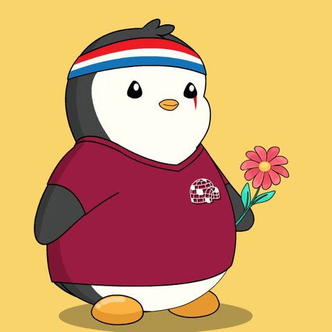 For You Flower GIF by Pudgy Penguins