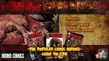 video game fighting GIF by Brimstone (The Grindhouse Radio, Hound Comics)
