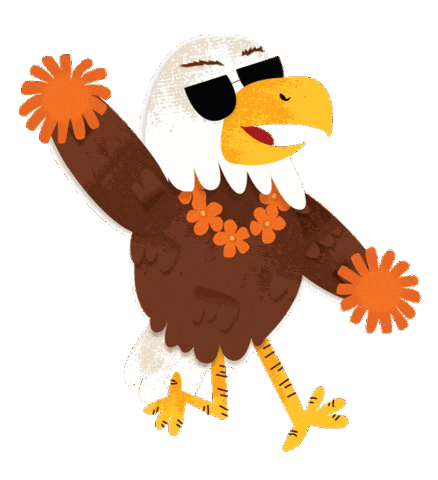 Eagle Screech Sticker by Summit School