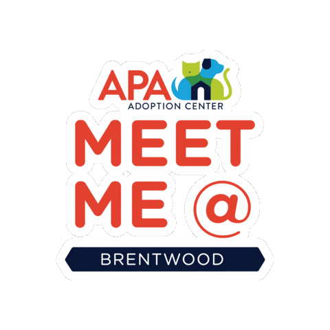 Adopt Me Sticker by APA Adoption Center