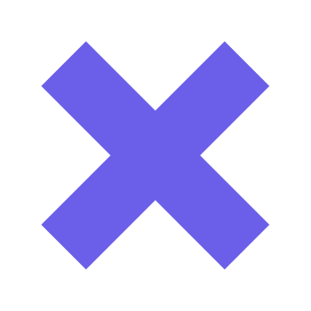 Cross Paars Sticker by Meenes