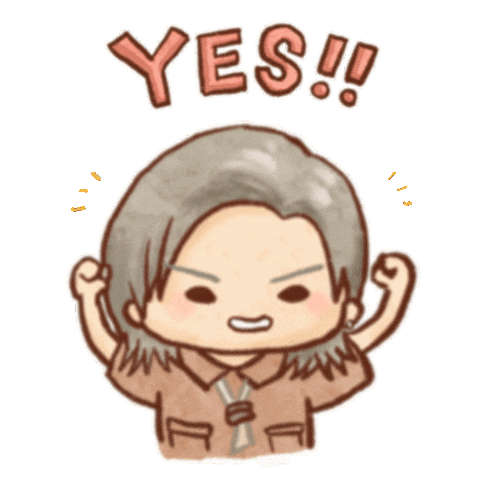 Happy Cheering Sticker