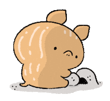 Pig Piggy Sticker by BREAD TREE