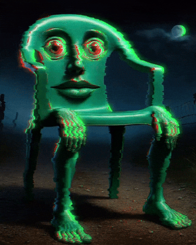 Green Chair Sab GIF