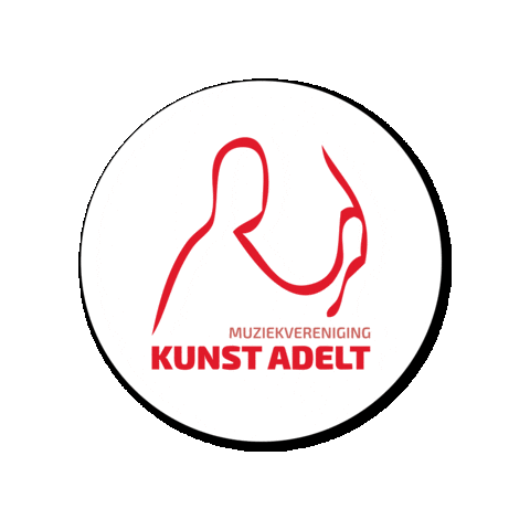 Muziekvereniging Kunst Adelt Hapert Sticker
