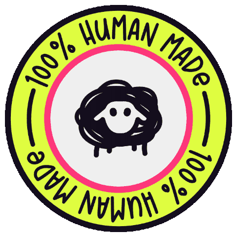Human Made Sticker by Lorrane Bernardes