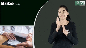 Sign Language Bribe GIF by ISL Connect