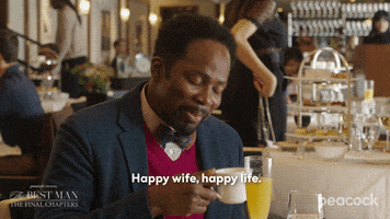 The Best Man Cheers GIF by PeacockTV