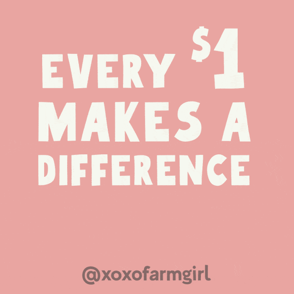 Charity Farm GIF by xoxofarmgirl