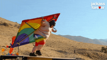 Johnny Knoxville Rainbow GIF by Jackass Forever