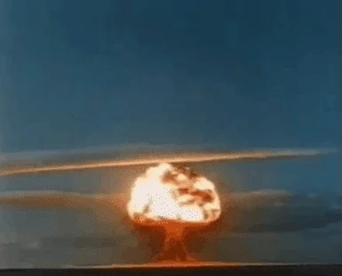 hydrogen bomb explosion GIF